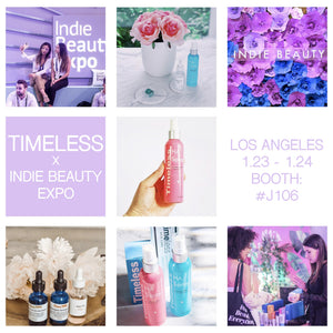 Timeless at the 2019 Indie Beauty Expo