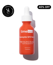 coenzyme q10 serum the anti-aging trifecta in 1 fl oz with 40% discount badge on a white background 