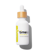 Timeless Pure Squalane Oil bottle with a white dropper and bamboo cap, shown on a white background with a soft shadow.